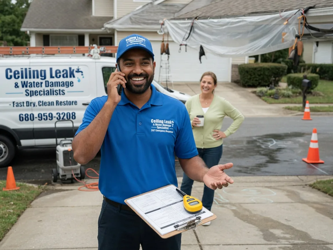 Ceiling Leak Cleanup Jacksonville, MO FAQs